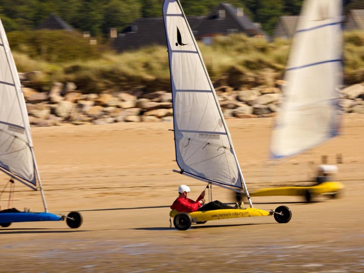 Charmant 2 pièces à 500 m des plages et du centre Cabourg Exterior foto