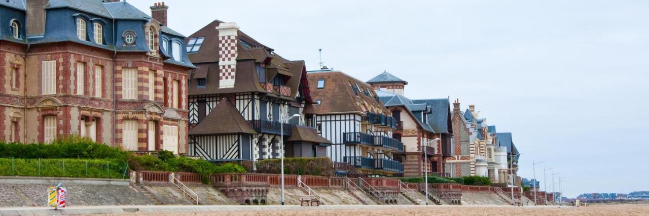 Charmant 2 pièces à 500 m des plages et du centre Cabourg Exterior foto